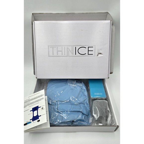 Thin Ice Other - Thin Ice Cooling Smart Vest Charging Block Included Mobile App Bluetooth